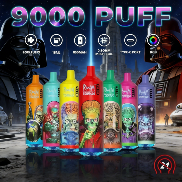 RandM Tornado 9000 Puffs A RandM Tornado 9000 Puffs A