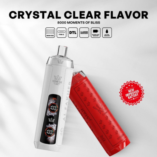 AL Fakher Crystal 8000 Puffs A