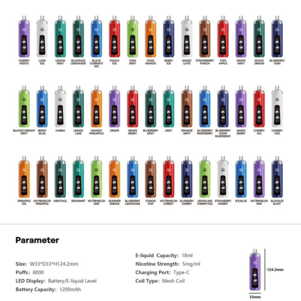 AL Fakher Crystal 8000 Puffs B AL Fakher Crystal 8000 Puffs B