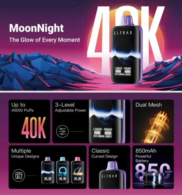 ELF BAR Moon Night 40000 Puffs B