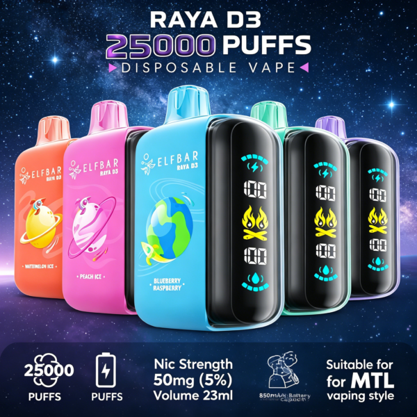 Elf Bar Raya D3 25000 Puffs A