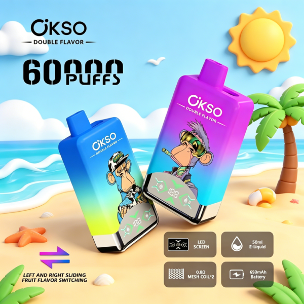 OKSO Double Flavor 60000 Puffs A OKSO Double Flavor 60000 Puffs A