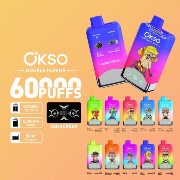 OKSO Double Flavor 60000 Puffs B OKSO Double Flavor 60000 Puffs B