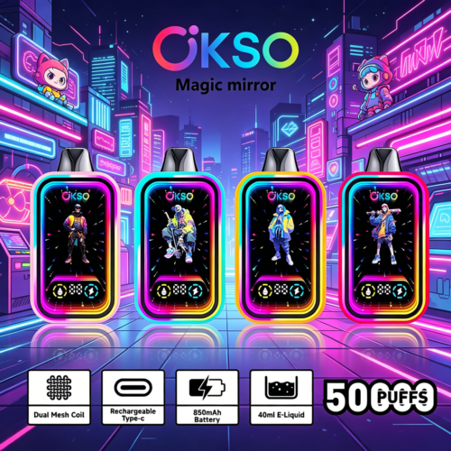 OKSO Magic Mirror 50000 Puffs A