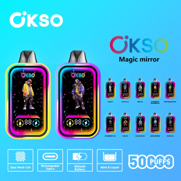 OKSO Magic Mirror 50000 Puffs B OKSO Magic Mirror 50000 Puffs B