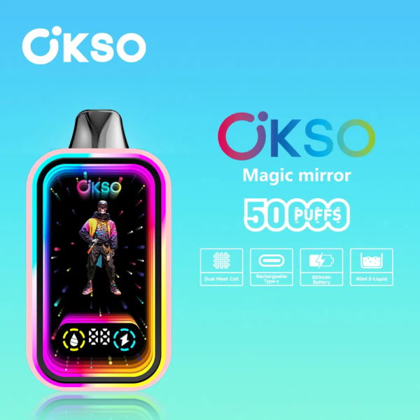 OKSO Magic Mirror 50000 Puffs F OKSO Magic Mirror 50000 Puffs F