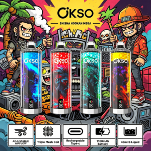 OKSO Shisha Hookah Mega 50000 Puffs A