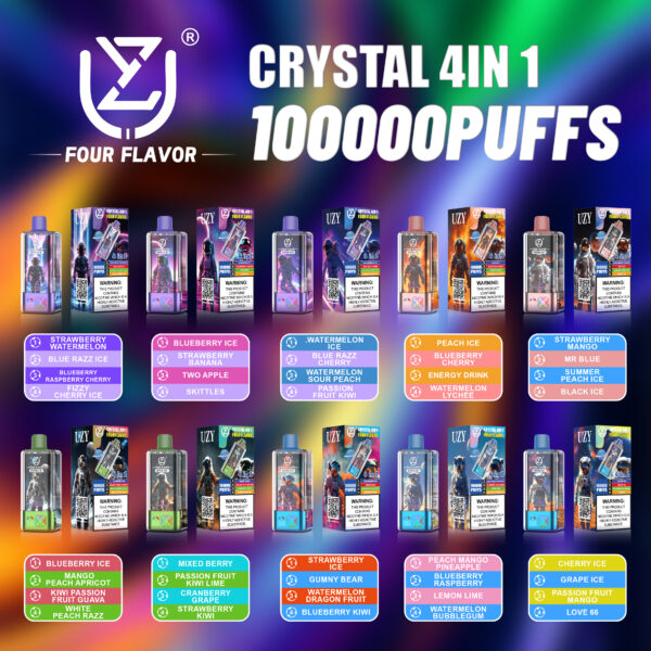 UZY Crystal 4in1 100K Puffs B