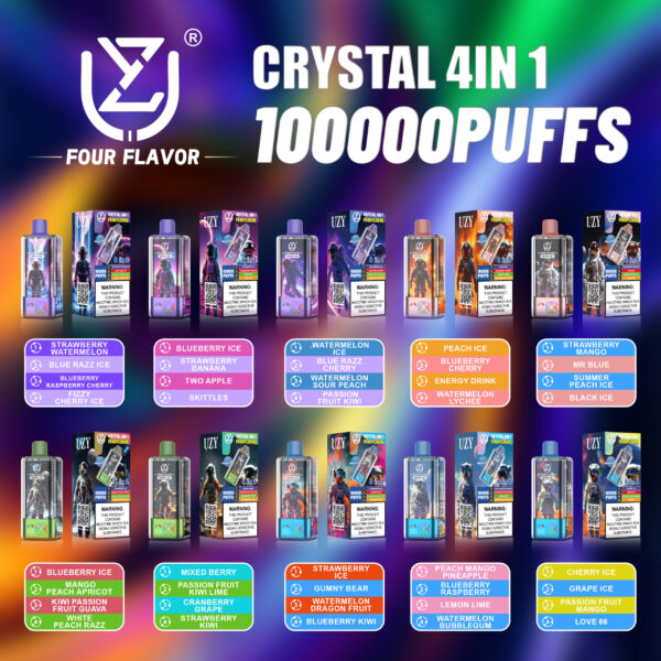 UZY Crystal 4in1 100K Puffs B