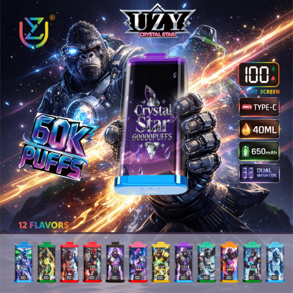 UZY Crystal Star 60K Puffs C UZY Crystal Star 60K Puffs C