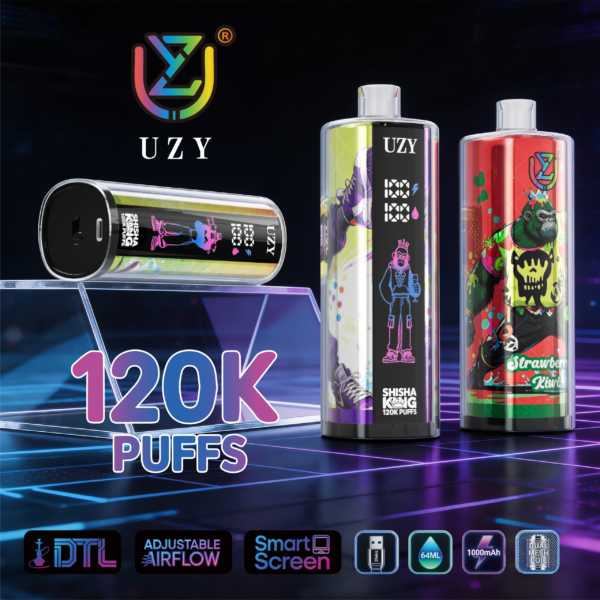 UZY Shisha Hookah King 120K Puffs C UZY Shisha Hookah King 120K Puffs C