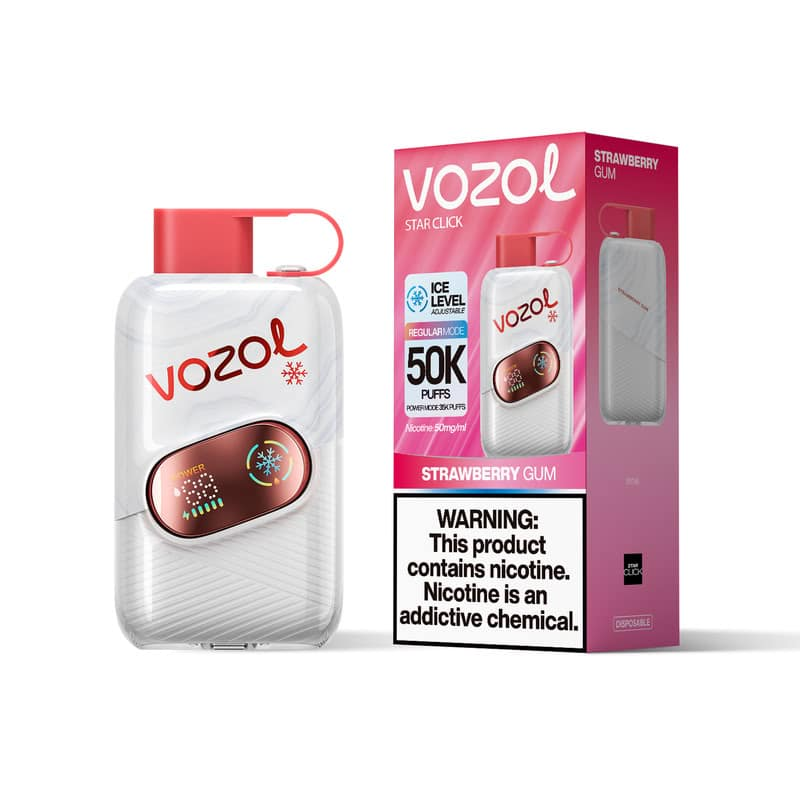 vozol star vape device Click 50000 Puffs NO SHIP: DE Sour Blue Dust Archives Color:Platinum Crest