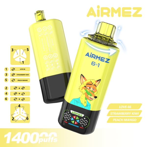 Airmez FOX 140K Puffs 6in1 E