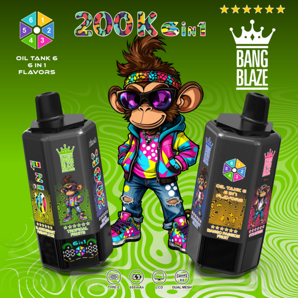 Bang Blaze 200K Puffs 6in1 D Bang Blaze 200K Puffs 6in1 D