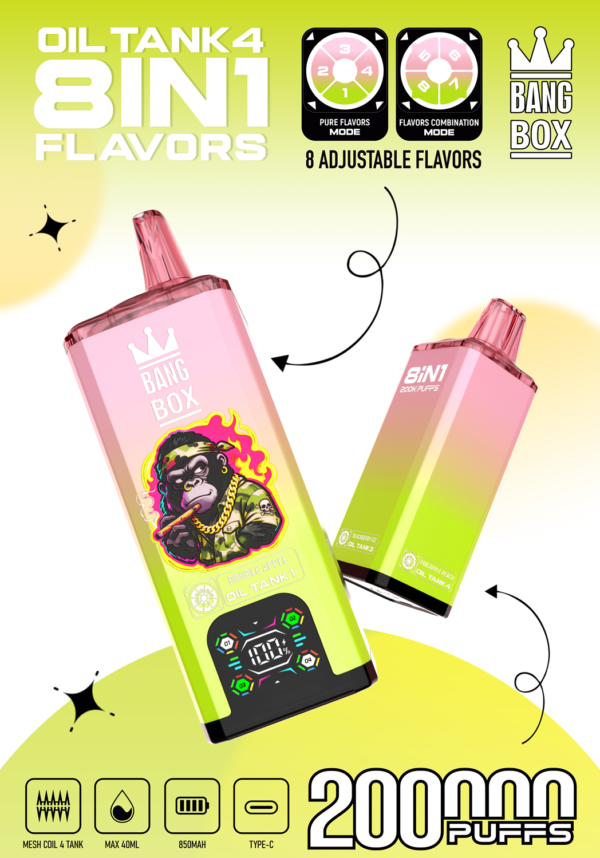 Bang Box 200K Puffs 8in1 C Bang Box 200K Puffs 8in1 C