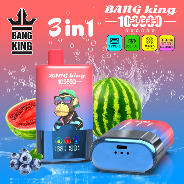 Bang King 100K Puffs 3in1 E Bang King 100K Puffs 3in1 E