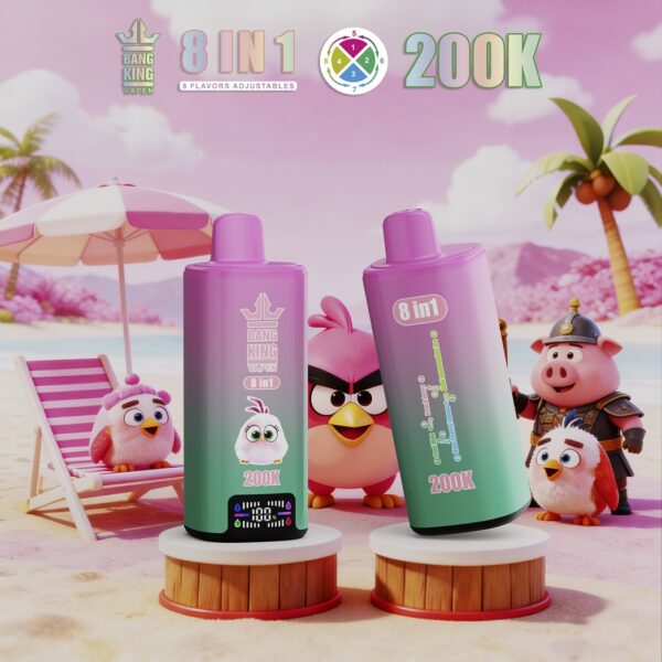 Bang King 200K Puffs 8in1 E