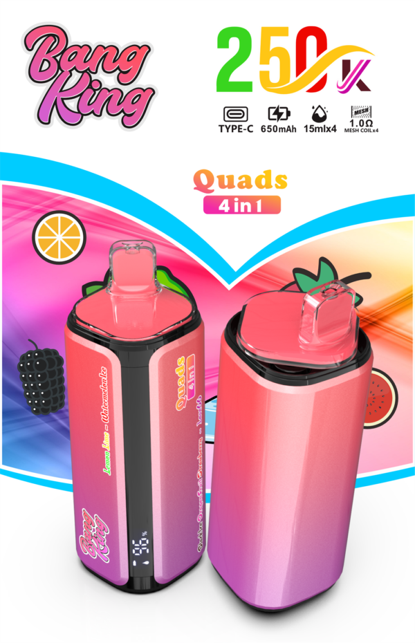 Bang King 250K Puffs 4in1 E