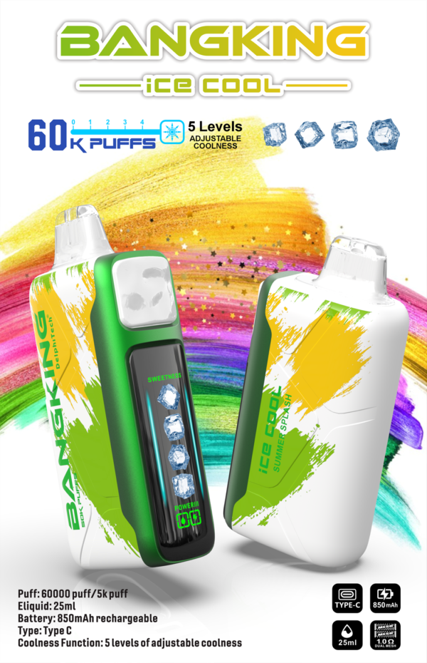 Bang King Ice Cool 60000 Puffs E Bang King Ice Cool 60000 Puffs E