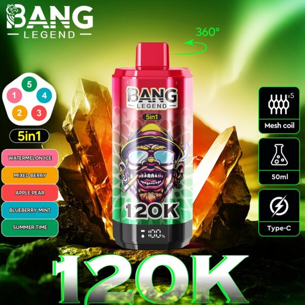 Bang Legend 120K Puffs 5in1 F Bang Legend 120K Puffs 5in1 F
