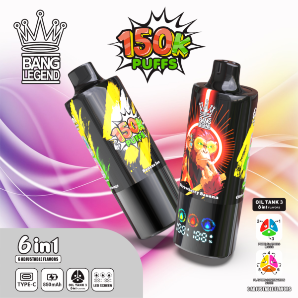Bang Legend 150K Puffs 6in1 D Bang Legend 150K Puffs 6in1 D