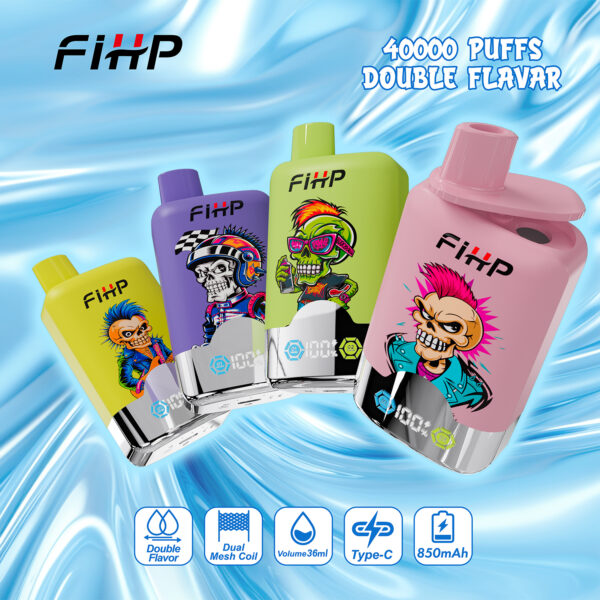 FIHP 40000 Puffs Double Flavors E