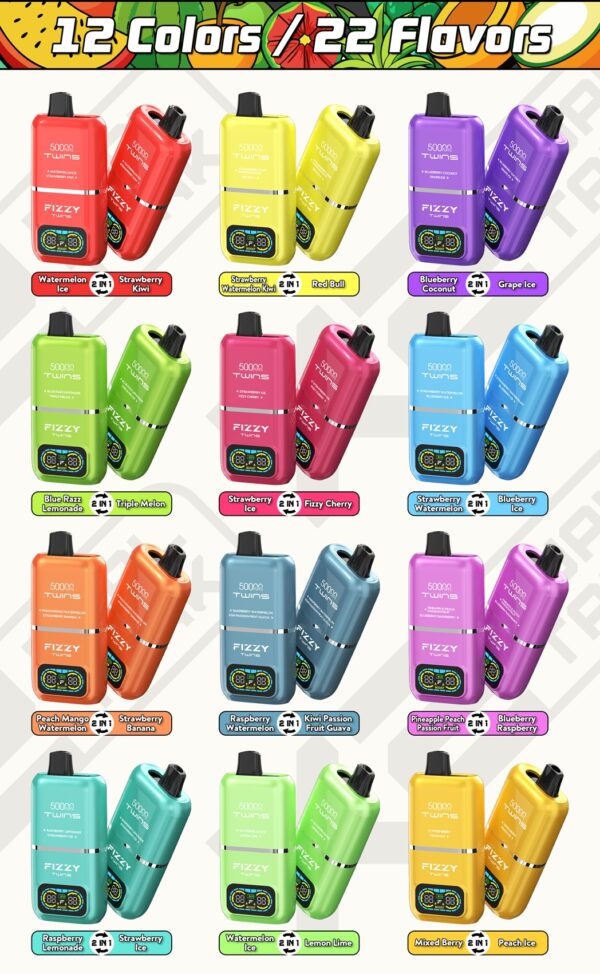 Fizzy 50000 Puffs Twins B Fizzy 50000 Puffs Twins B