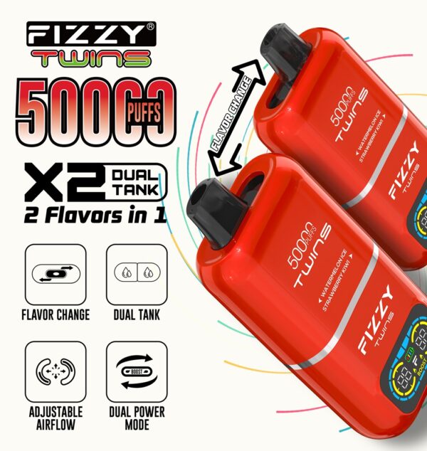 Fizzy 50000 Puffs Twins D Fizzy 50000 Puffs Twins D