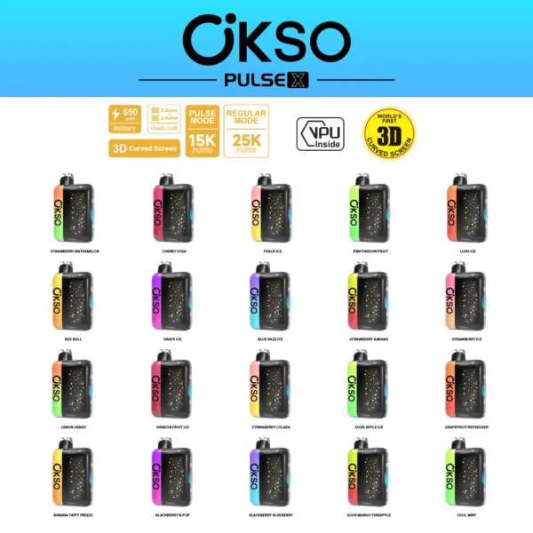 OKSO Pulse X 25000 Puffs B