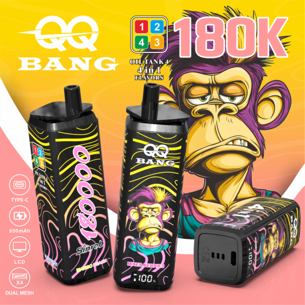 QQ Bang 180K Puffs D QQ Bang 180K Puffs D