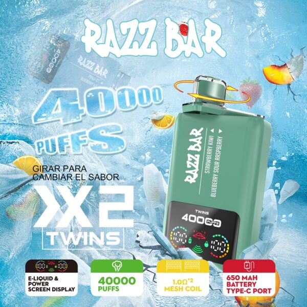 Razz Bar 40000 Puffs Double Flavor C