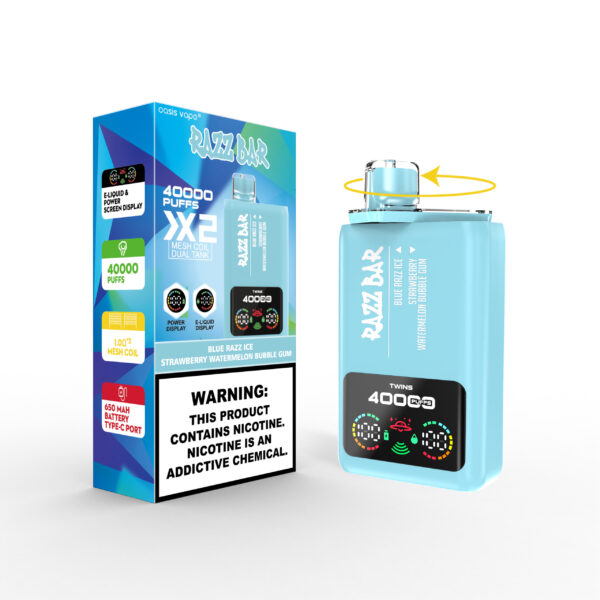 Razz Bar 40000 Puffs Double Flavor F