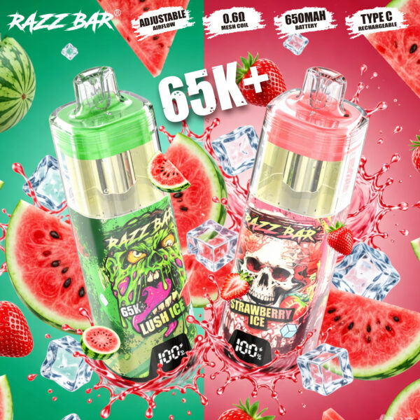 Razz Bar 65K+ Puffs D Razz Bar 65K+ Puffs D
