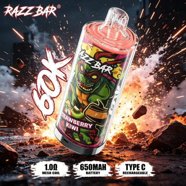 Razz Bar Crystal 60000 Puffs A