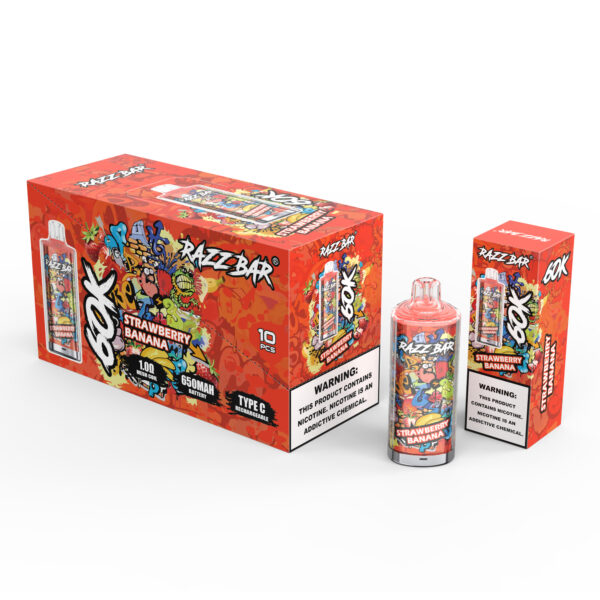 Razz Bar Crystal 60000 Puffs E