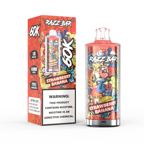 Razz Bar Crystal 60000 Puffs F