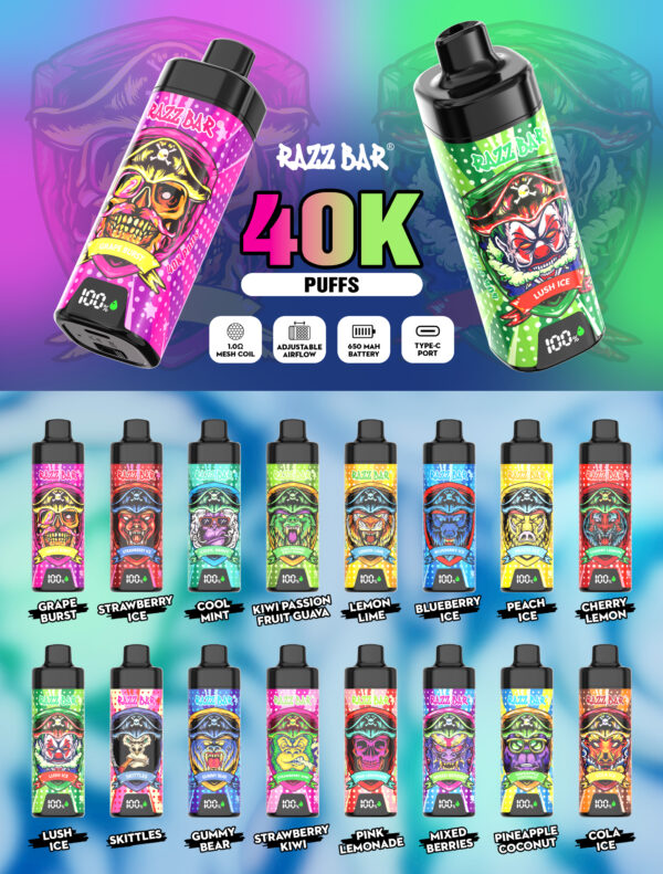 Razz Bar Digital 40000 Puffs B