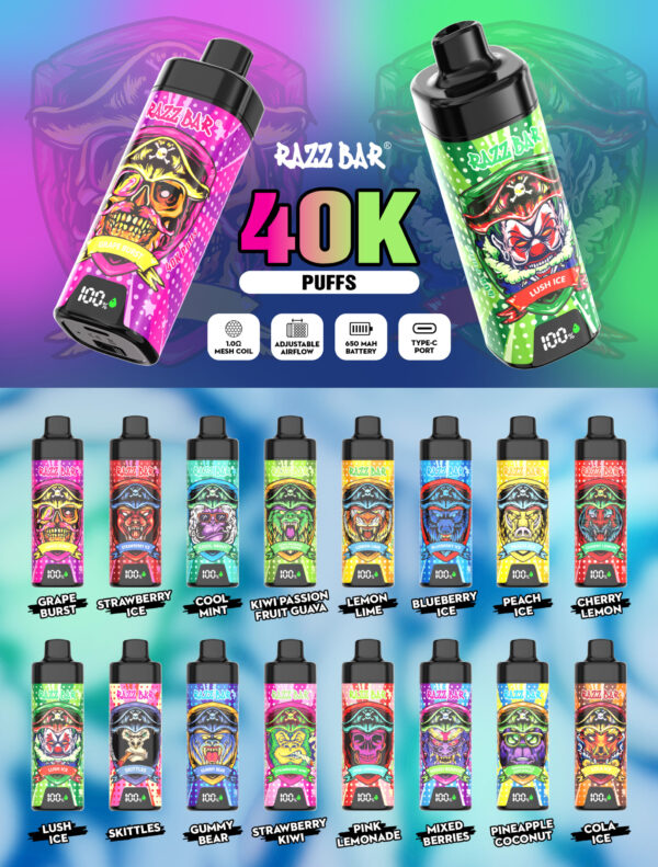 Razz Bar Digital 40000 Puffs B Razz Bar Digital 40000 Puffs B