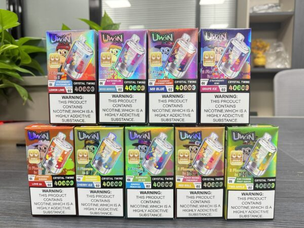 Uwin RandM Twins Crystal 40000 Puffs F