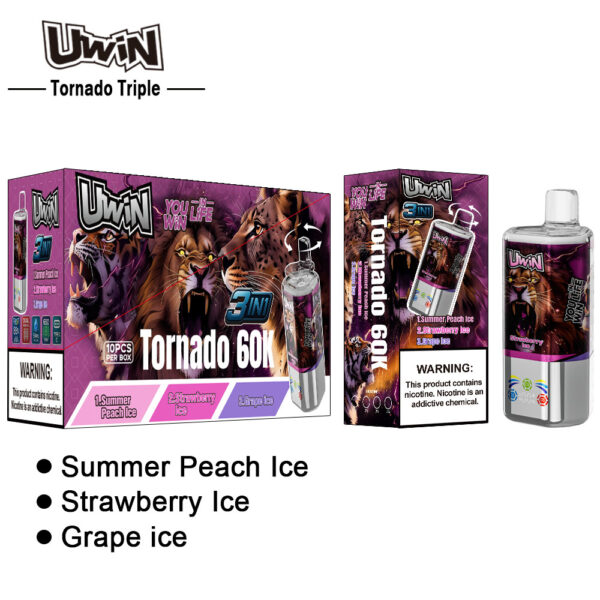 Uwin Tornado Triple 60000 Puffs C Uwin Tornado Triple 60000 Puffs C