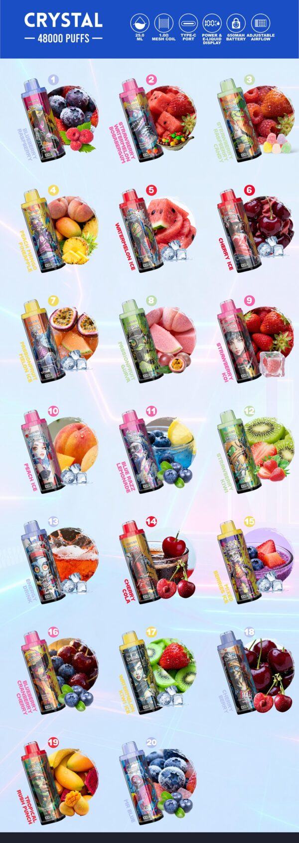 Vapme Crystal 48000 Puffs B