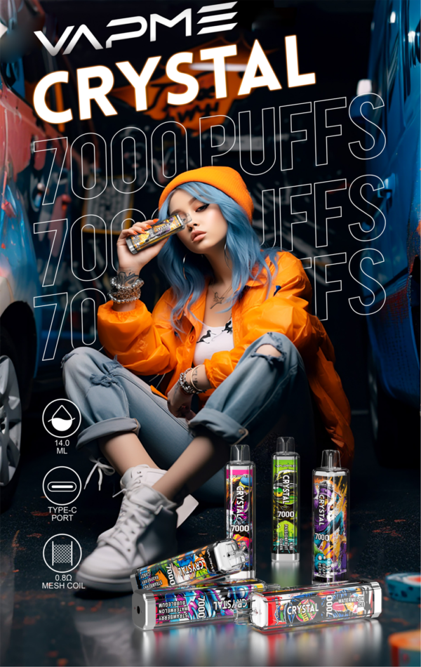 Vapme Crystal 7000 Puffs D