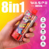 Waspe Crystal 8in1 180K Puffs D Waspe Crystal 8in1 180K Puffs D