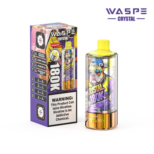 Waspe Crystal 8in1 180K Puffs F Waspe Crystal 8in1 180K Puffs F