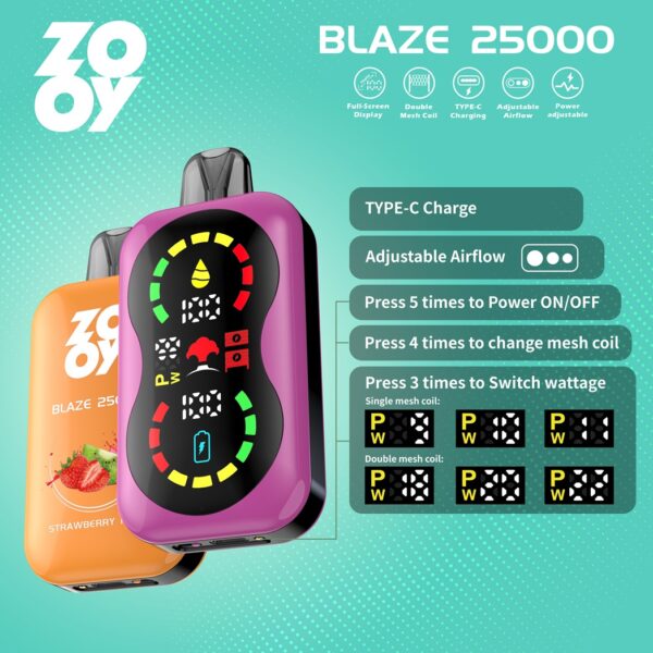 ZOOY Blaze 25000 Puffs C