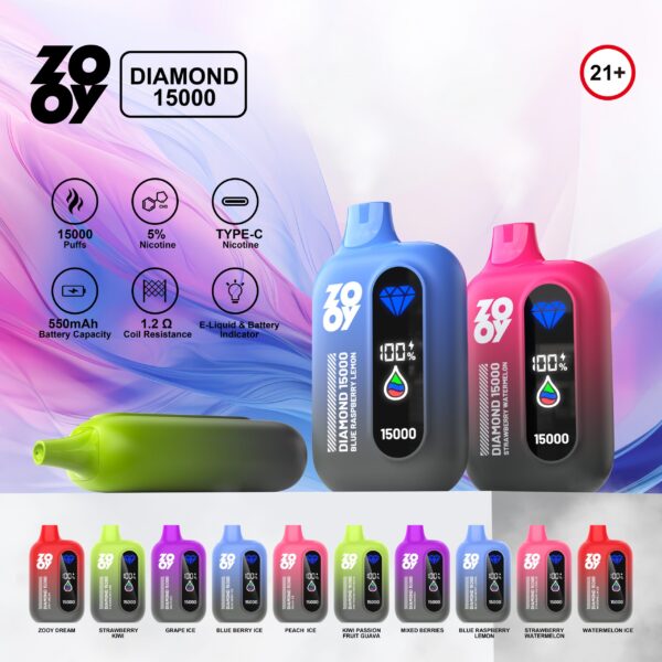 ZOOY Diamond 15000 Puffs B