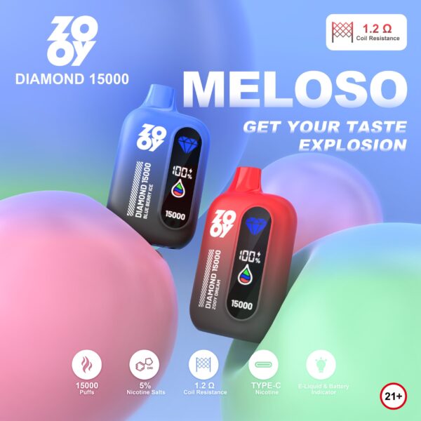 ZOOY Diamond 15000 Puffs D