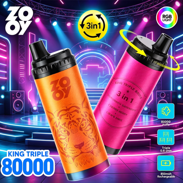 ZOOY King Triple 80000 Puffs A