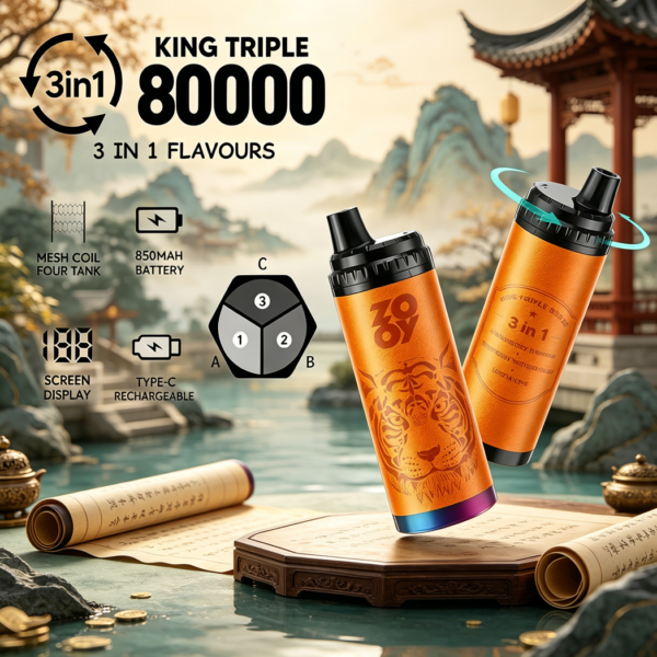 ZOOY King Triple 80000 Puffs C