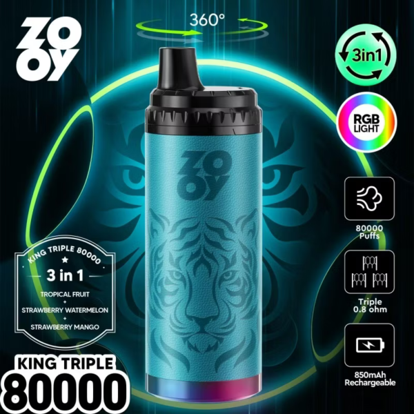 ZOOY King Triple 80000 Puffs D